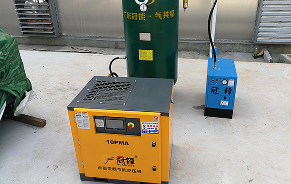 深圳螺桿式空壓機(jī)廠家與江門(mén)電子科技行業(yè)成功合作